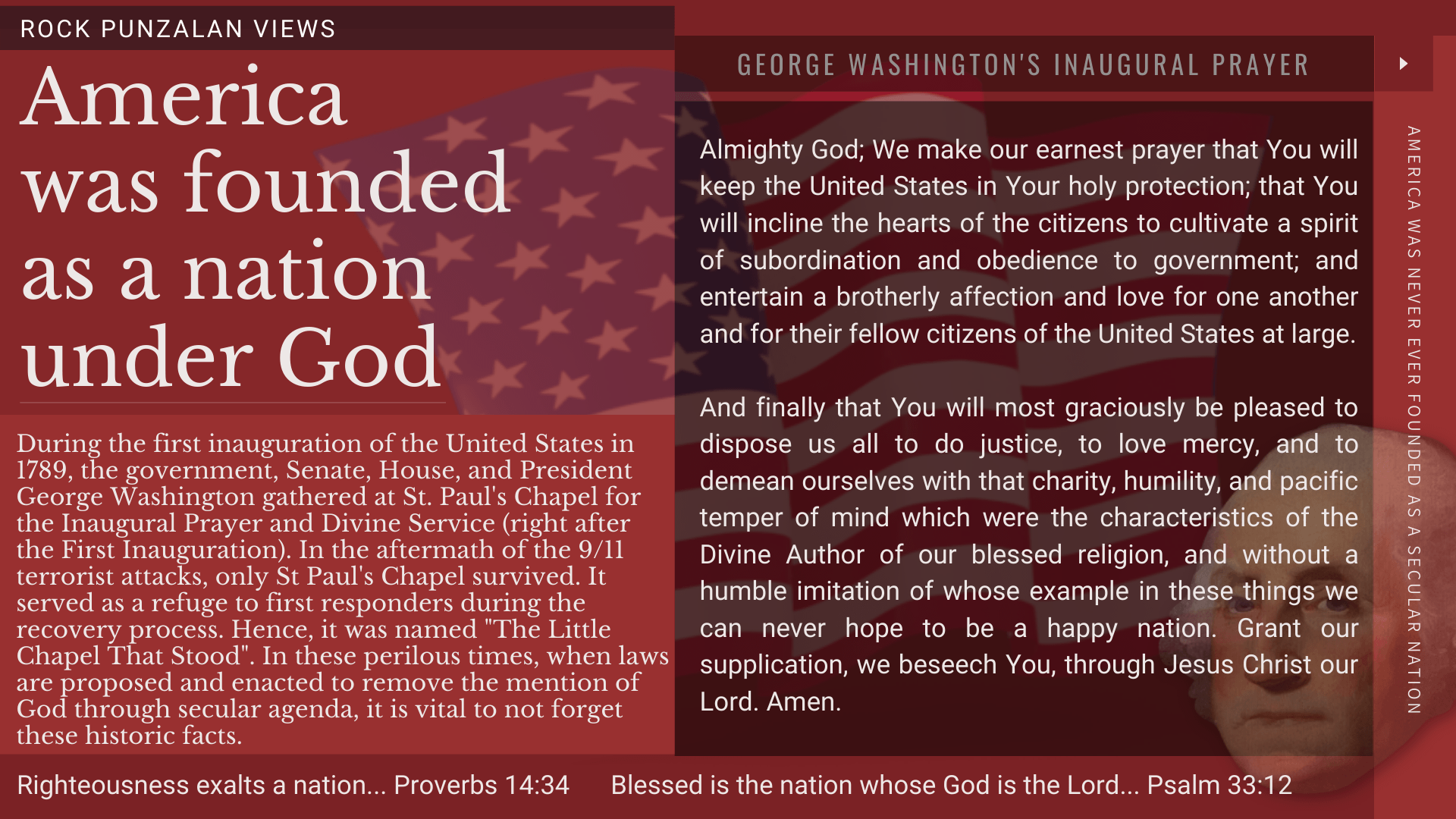 America was founded as a nation under God